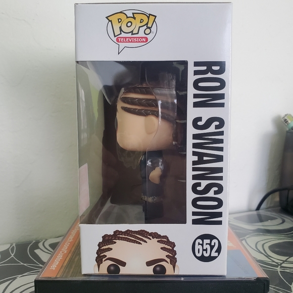Ron Swanson Cornrows Parks and Recreation Funko Pop Television 652 - Picture 2 of 7